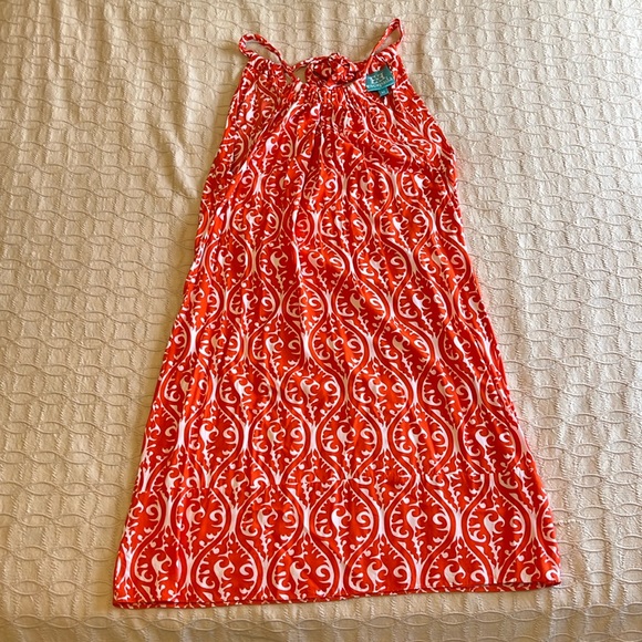 escapada Dresses & Skirts - Escapada orange and white summer dress